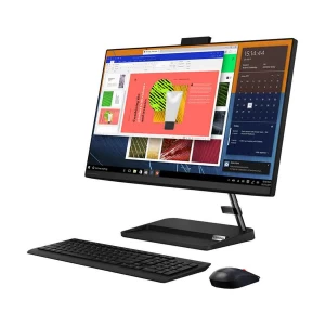 Lenovo IdeaCentre AIO 3 24ITL6 11th Gen Intel Core i5 1135G7 23.8 Inch FHD Display Black All in One PC#F0G0016GLK