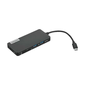 Lenovo Type-C Male to HDMI,Tri USB,Type-C,TF & SD Female Iron Grey Converter #GX90T77924-3Y