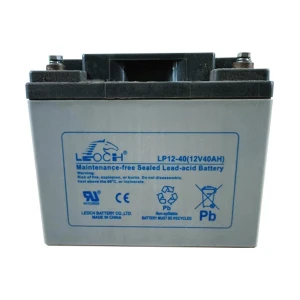 Leoch 12V 40Ah Rechargeable Sealed Lead Acid Battery for UPS
