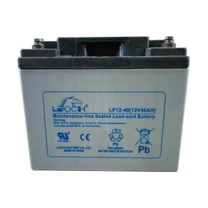 LEOCH 12V 40Ah Rechargeable Sealed Lead Acid Battery for UPS