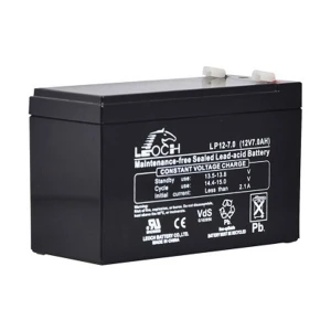 LEOCH 12V 7Ah Rechargeable Sealed Lead Acid Battery for UPS