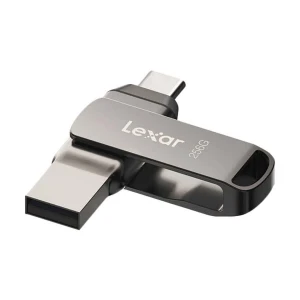 Lexar JumpDrive D400 256GB USB 3.1 OTG Grey Pen Drive #LJDD400256G-BNQNG