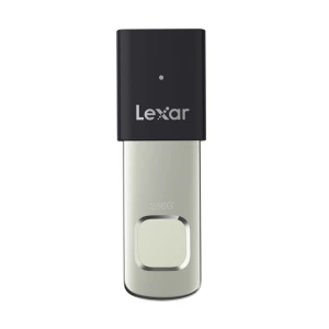 Lexar JumpDrive Fingerprint F35 Pro 256GB USB 3.2 Gen 1 Black & Silver Pen Drive #LJDF35P256G-RNBNG