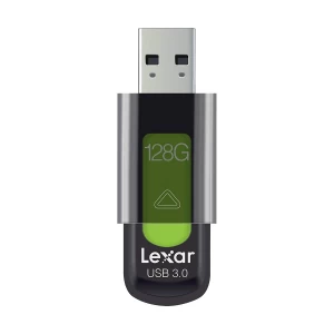 Lexar JumpDrive S57 128GB USB 3.0 Black-Green Pen Drive #LJDS57-128ABGN