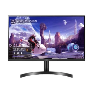 LG 27QN600-B 27 Inch QHD Dual HDMI, DP, & Headphone IPS Black Monitor