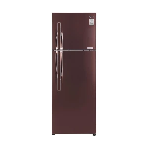 LG OMEGA3 GL-G322RVBB 308L Amber Steel Refrigerator