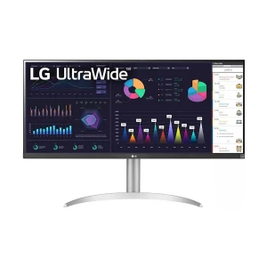 LG UltraWide 34WQ650-W 34 Inch FHD Display HDMI, DP, USB-C White Professional Monitor  (No Warranty)