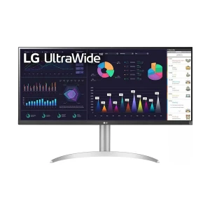 LG UltraWide 34WQ650-W 34 Inch FHD Display HDMI, DP, USB-C White Professional Monitor (No Warranty)