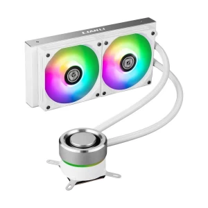 Lian Li Galahad 240 Closed-Loop AIO White ARGB Liquid CPU Cooler #G89.GA240A.00
