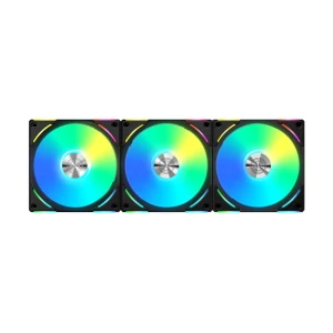 Lian Li UNI FAN AL120 V2 120mm (3xFAN) ARGB Black Casing Cooling Fan with Controller #UF-AL120V2-3B BLACK