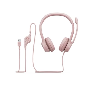 Logitech H390 USB Rose Computer Headphone