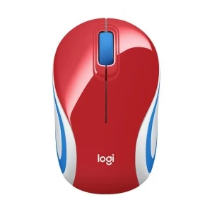 Logitech M187 Red Wireless Mouse