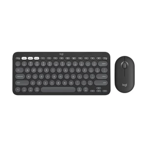 Logitech Pebble 2 Tonal Graphite Bluetooth Keyboard & Mouse Combo #920-012187/920-012200
