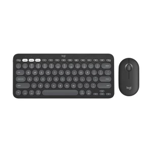 Logitech Pebble 2 Tonal Graphite Bluetooth Keyboard & Mouse Combo #920-012187