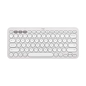 Logitech Pebble Keys 2 K380S Bluetooth Multi Device Tonal White Keyboard #920-011754