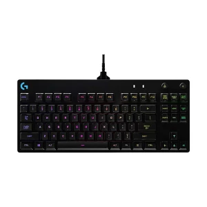 Logitech Pro Wired (GX Blue Clicky Switch) Mechanical RGB Backlit Gaming Keyboard #920-009396