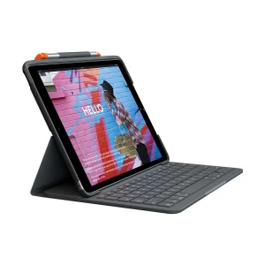 Logitech Slim Folio Graphite Bluetooth Keyboard with Case for iPad #920-009469