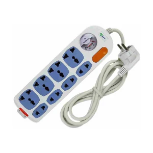 Many 2 Pin 8 Port (2 Pin 4 Port, 3 Pin 4 Port) White Power Strip # MTS-204 (2 Meter)
