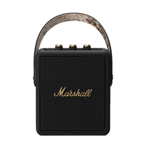 Marshall Stockwell II Black and Brass Bluetooth Speaker