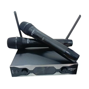 Max MK-II Dual Black (2-Way) Dynamic Wireless Vocal Microphone Unit (2x Mic, 1x Receiver)