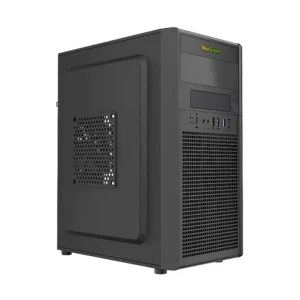 MaxGreen 17303 Mid Tower Black Micro-ATX Casing with Standard PSU