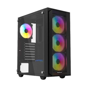 MaxGreen 2605 Mid Tower Black ATX Gaming Desktop Casing