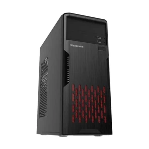 MaxGreen 2810BR Mid Tower Black ATX Casing with Standard PSU