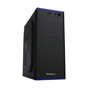MaxGreen 5902BB Mid Tower Black ATX Casing with Standard PSU