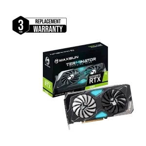 MAXSUN GeForce RTX 3060 Terminator 12G S1 12GB GDDR6 Black Graphics Card