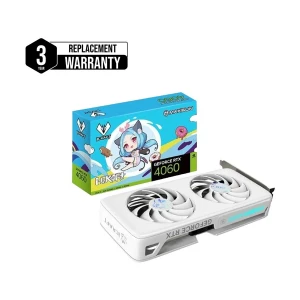MAXSUN GeForce RTX 4060 Ti Terminator W 8G 8GB GDDR6 White Graphics Card