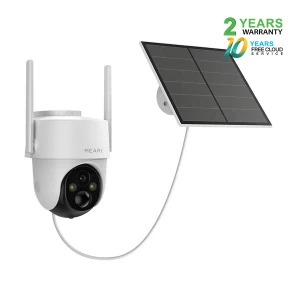 Meari N2 4mm 3.0MP Wi-Fi PTZ Smart Dome IP Camera With Solar Panel