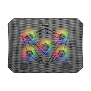 Meetion CP3030 RGB Black 15.6 Inch Laptop Gaming Cooling Pad
