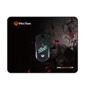 Meetion MT-C011 USB Black Gaming Mouse with Mouse Pad