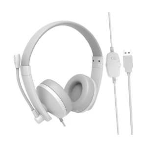 Meetion MT-HP003U Wired White Telephony Headphone