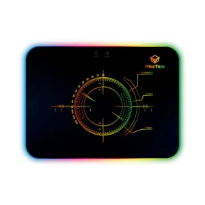 Meetion MT-P010 RGB Black Gaming Mousepad