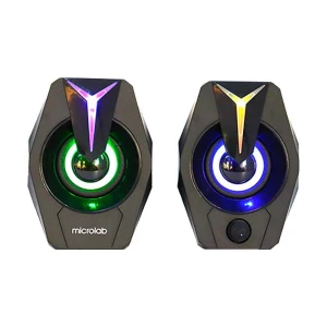 Microlab B26 LED 2:0 Wired Black Gaming Speaker