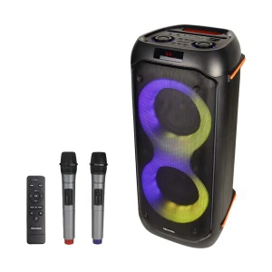 Microlab PT602W Black Bluetooth Portable Party Speaker with Microphone