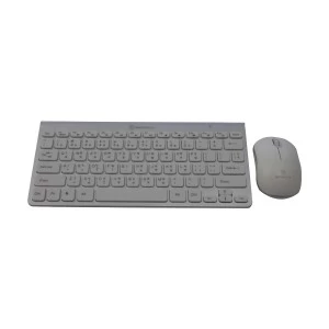 Micropack KM-218W METAlic-White Wireless Keyboard & Mouse Combo