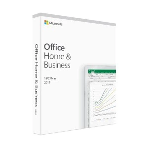 Microsoft Office Home & Business 2019 (Perpetual License) English APAC EM Medialess (MS Office) (Word, Excel, PowerPoint, Onenote, Outlook) #T5D-03249, T5D-03302