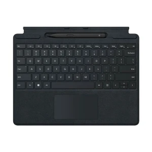 (Bundle with Surface) Microsoft Surface Pro Black Signature Keyboard with Slim Pen 2 (For Surface Pro X, 8, 9, 10 & 11 Copilot+ PC)