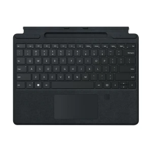 Microsoft Surface Pro Black Signature Keyboard with Fingerprint Reader & Slim Pen 2 Tray (For Surface Pro X, 8, 9, 10 & 11 Copilot+ PC)