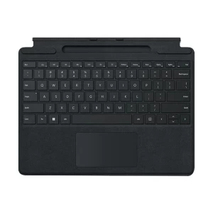 (Bundle with Surface) Microsoft Surface Pro Black Ultra-Slim & Compact Keyboard With Pen Tray (For Surface Pro X, 8, 9, 10 & 11 Copilot+ PC)