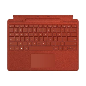 Microsoft Surface Pro Poppy Red Signature Keyboard with Slim Pen Tray (For Surface Pro X, 8, 9, 10 & 11 Copilot+ PC)