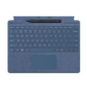 Microsoft Surface Pro Sapphire Signature Keyboard with Slim Pen 2 (For Surface Pro X, 8, 9, 10 & 11 Copilot+ PC)