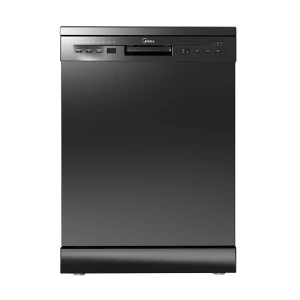 Midea WQP12-5201F 12 Place Settings Black Free Standing Dishwasher