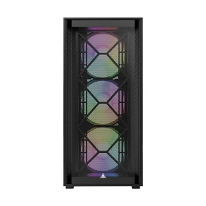 MONTECH AIR 1000 Premium Mesh Mid Tower Black (Tempered Glass Side Window) ATX Gaming Desktop Casing