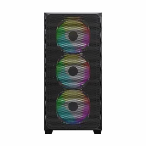MONTECH AIR 903 MAX Mesh Mid Tower Black (Tempered Glass Side Window) E-ATX Gaming Desktop Casing