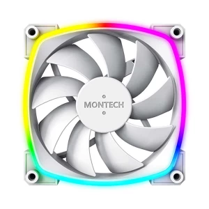 Montech AX120 PWM ARGB 120mm (1xFAN) White Casing Cooling Fan