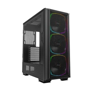 MONTECH Sky Two GX Mesh Mid Tower Black (Tempered Glass) Gaming E-ATX Desktop Casing