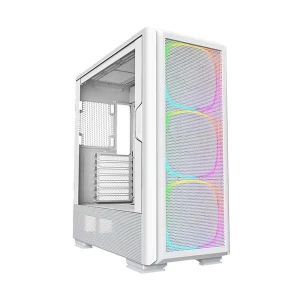 MONTECH Sky Two GX Mesh Mid Tower White (Tempered Glass) Gaming E-ATX Desktop Casing